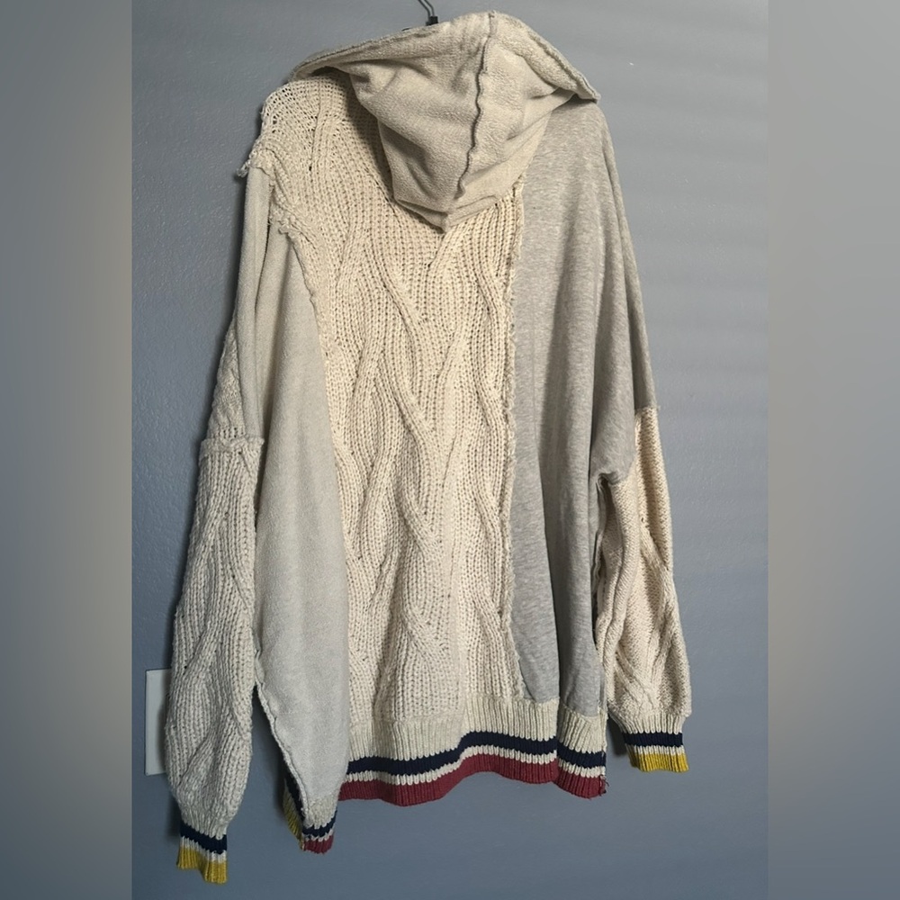 NWT FREE PEOPLE THE CLASH SWEATER OPEN - Picture 6 of 8